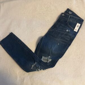 Old Navy Women's Skinny Jeans - Dark Blue